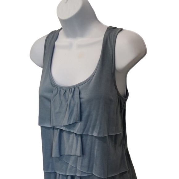 Talbots NWT Tiered Ruffle Front Top - Picture 2 of 5